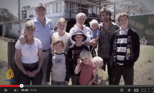 2013 01 14 Risky Business Al Jazeera CSG CBM report Australia caustic burns from bathing in the water