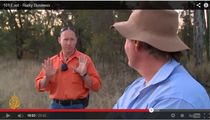 2013 01 14 Risky Business Al Jazeera CSG CBM report Australia we're feeling a little intimidated