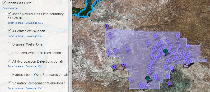 2013 05 11 Screen Capture Jonah Field w hydrocarbon contaminated water wells w two voluntary remediations