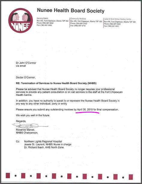 termination letter sle alberta s news 2015 05 10 termination letter sle alberta s news 2015 05 10