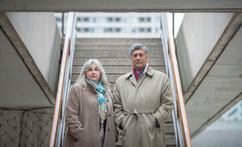TORONTO, : Dec. 4, 2015 - Raj Anand and Cheryl Milne are seen here at Nathan Phillips Square in Toronto, Ontario Friday Dec. 4, 2015. (Tim Fraser for The Lawyers Weekly) (For The Lawyers Weekly story by n/a)